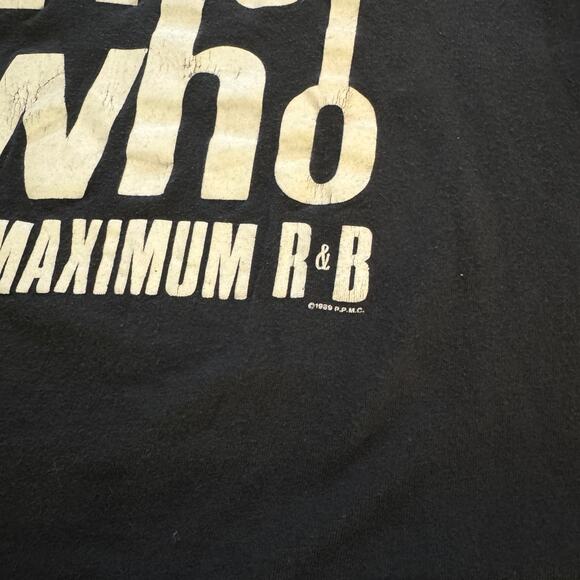 Vintage 1989 The Who Tour Shirt XL The Kids Are Alright Maximum R&B Rock Tee - Picture 4 of 6